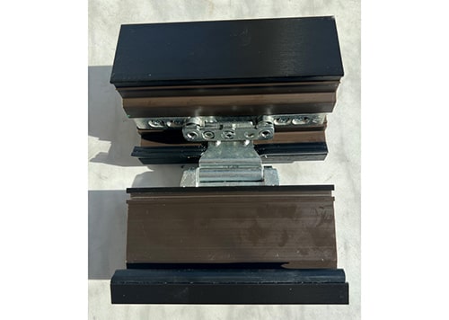 цветной профиль Kommerling 76 темно-коричневый