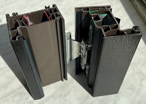 цветной профиль Kommerling 76 темно-коричневый