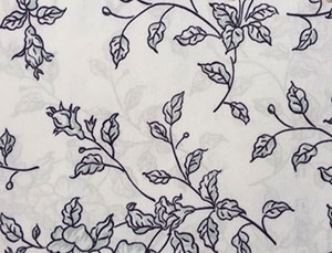 Китайская роза, черный. 3 тип