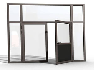 Алюминиевые двери