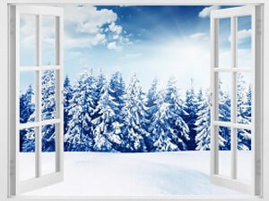 установка окон зимой