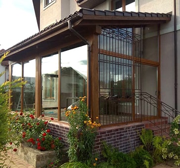 Остекление террас 